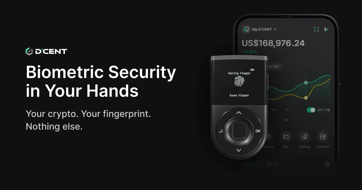 D'CENT Biometric Wallet